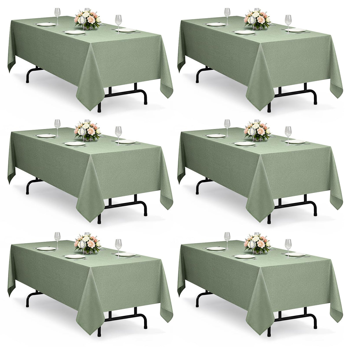 Decorelia Waterproof Round Tablecloth for Round Dining Table, Decorative Rustic Soft Wipeable Table Cloths Cover Indoor Outdoor Use for Holiday,Wedding, Kitchen (70 Inch,Round (4-6 Seats),Beige)