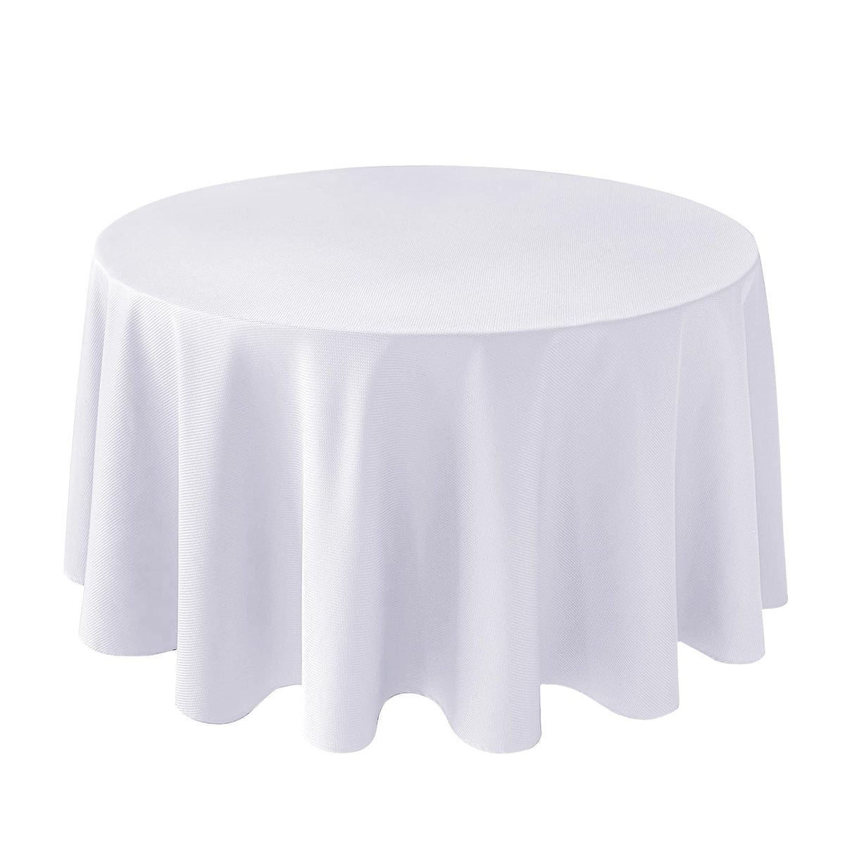 Textured Square Black Tablecloth-Fabric Spillproof Card Table Cloths 54x54"