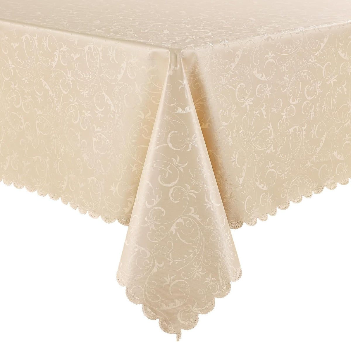 Smiry Rectangle Waterproof Heavy Duty Vinyl Tablecloths, 52 x 70 Inch
