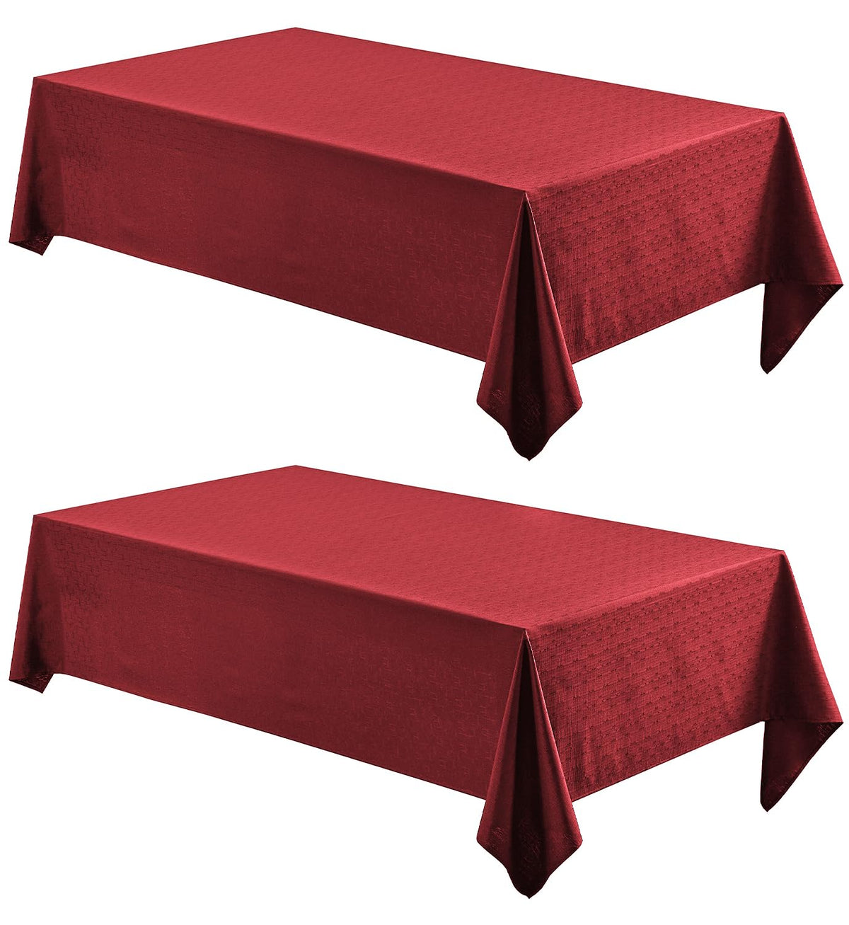 Veblandy Faux Linen Rectangle Tablecloth Waterproof 52x70 inch Table Cloth Stain and Wrinkle Resistant Washable, Decorative Fabric Table Cover for Dining, Kitchen, Wedding and Parties, Coffee