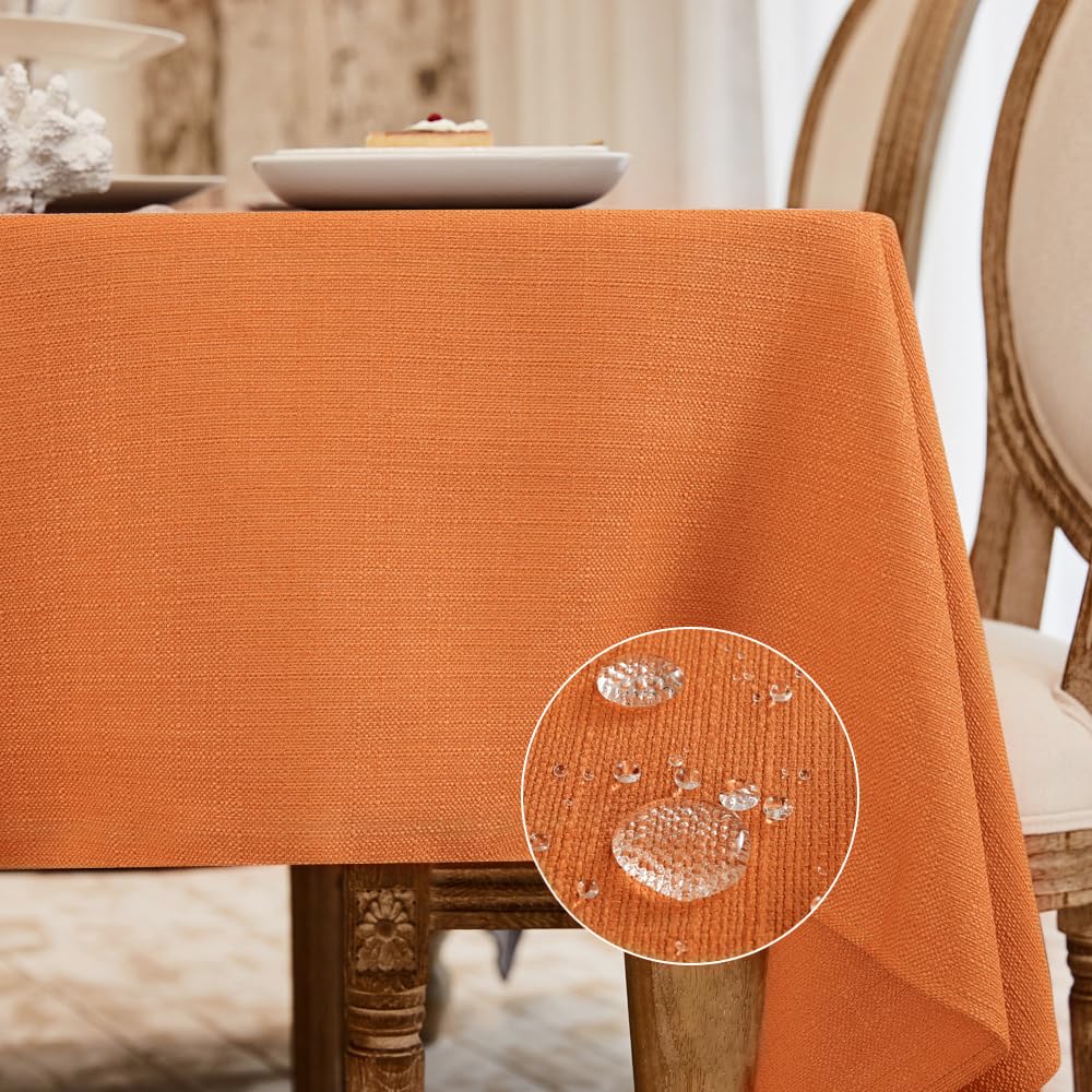 BALCONY & FALCON Rectangle Table Cloth Waterproof Beige 118"x57"