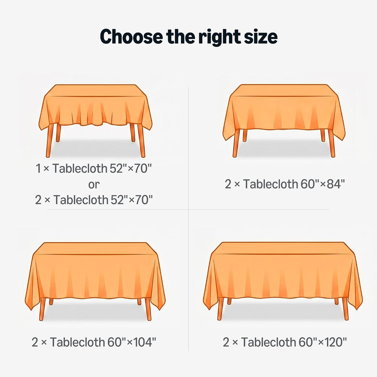 Amazon Basics Rectangle Tablecloth Water-Repellent, Faux Linen Textured Table Cloth Wrinkle Resistant Washable, Decorative Fabric Table Cover for Dining, 52" x 70", Green, Pack of 1