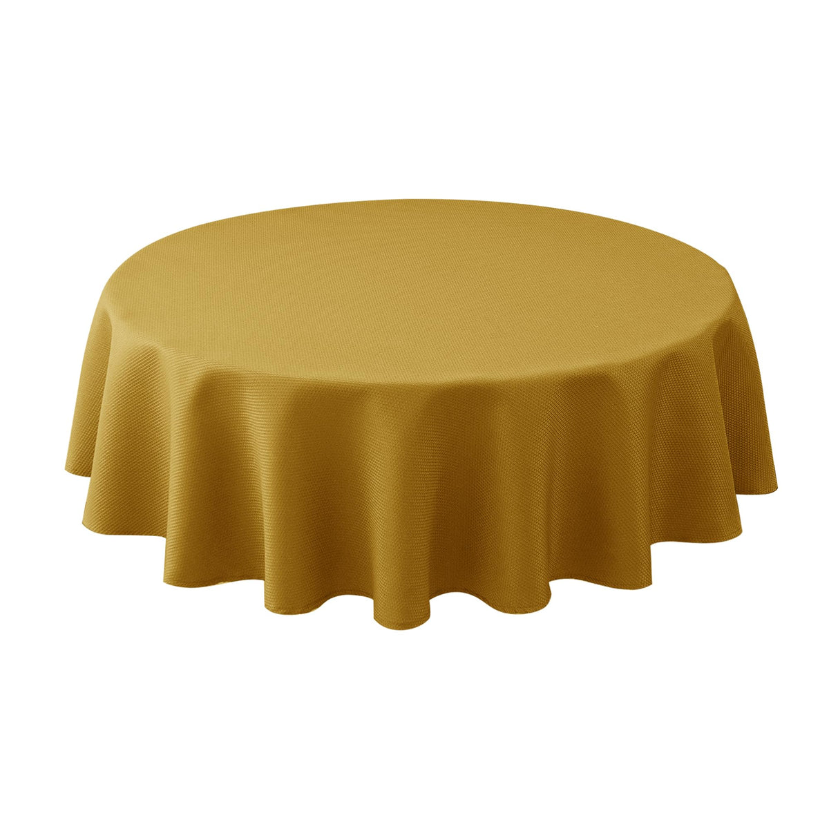 Textured Square Black Tablecloth-Fabric Spillproof Card Table Cloths 54x54"