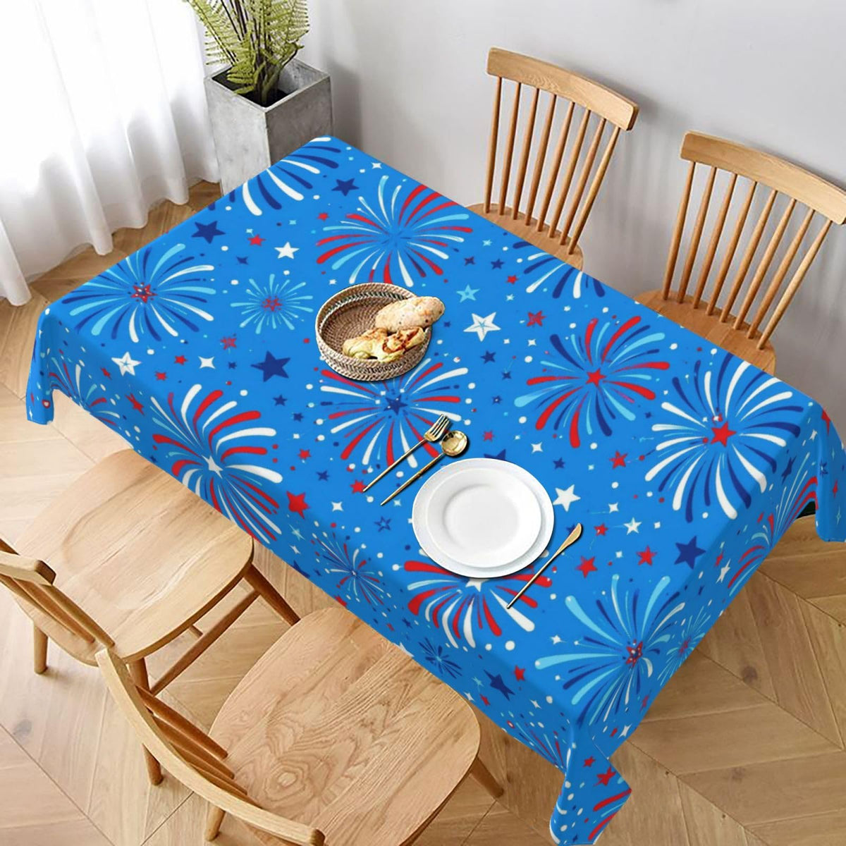 Teal and Grey Table Cloth Turquoise Tablecloth Rectangle Washable Table Cover for Decoration Kitchen Dining Room 60x90 Inch