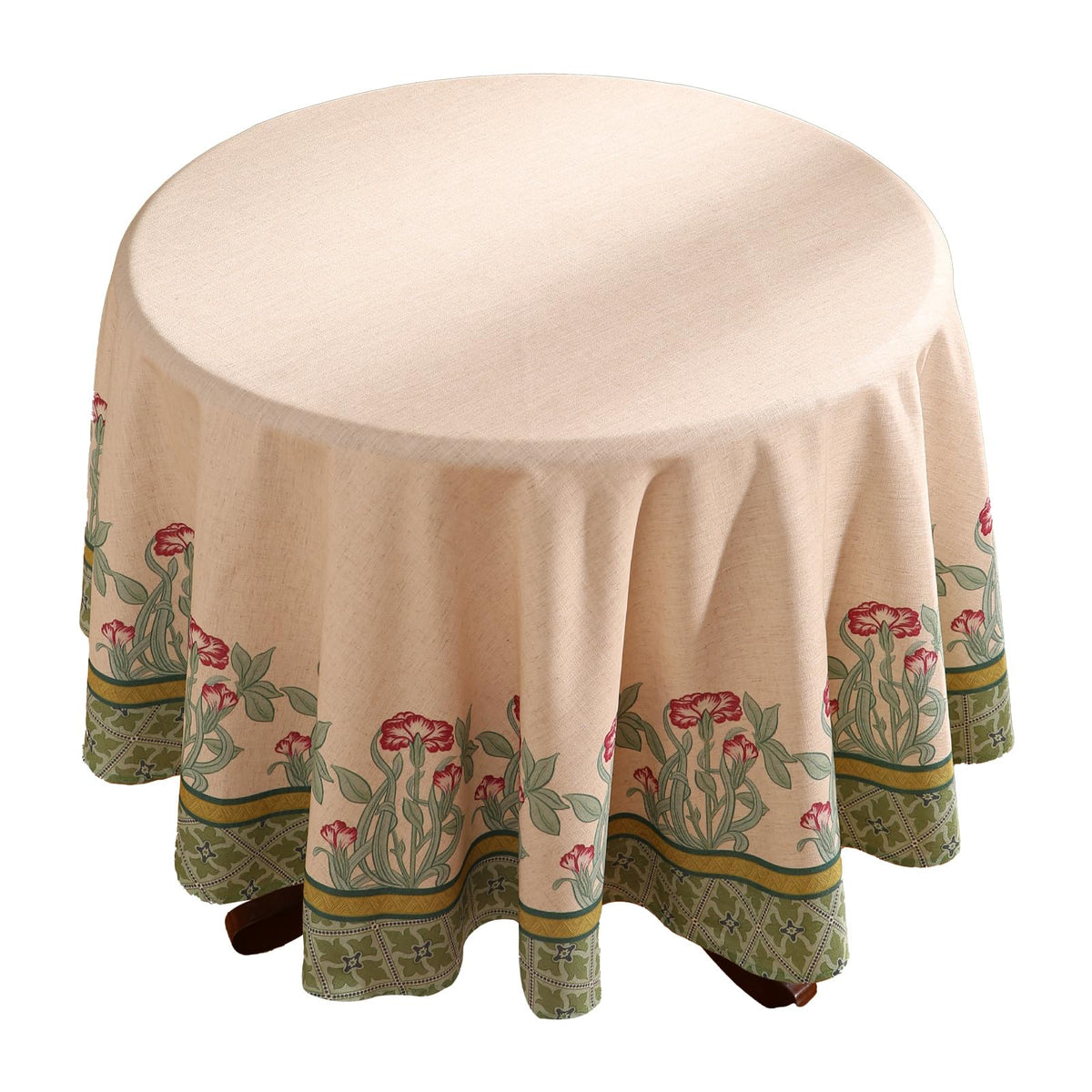 patdrea Designer Vintage French Tablecloth,Rectangular,118"x67"