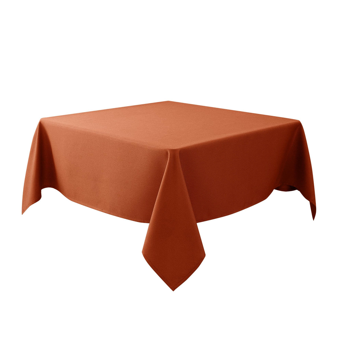 Textured Square Black Tablecloth-Fabric Spillproof Card Table Cloths 54x54"