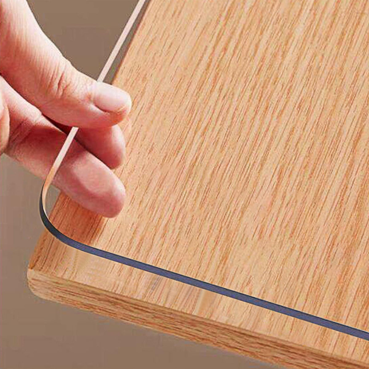 OstepDecor 36 x 60 in Clear Table Protector 1.5mm Thick Plastic Table Cover
