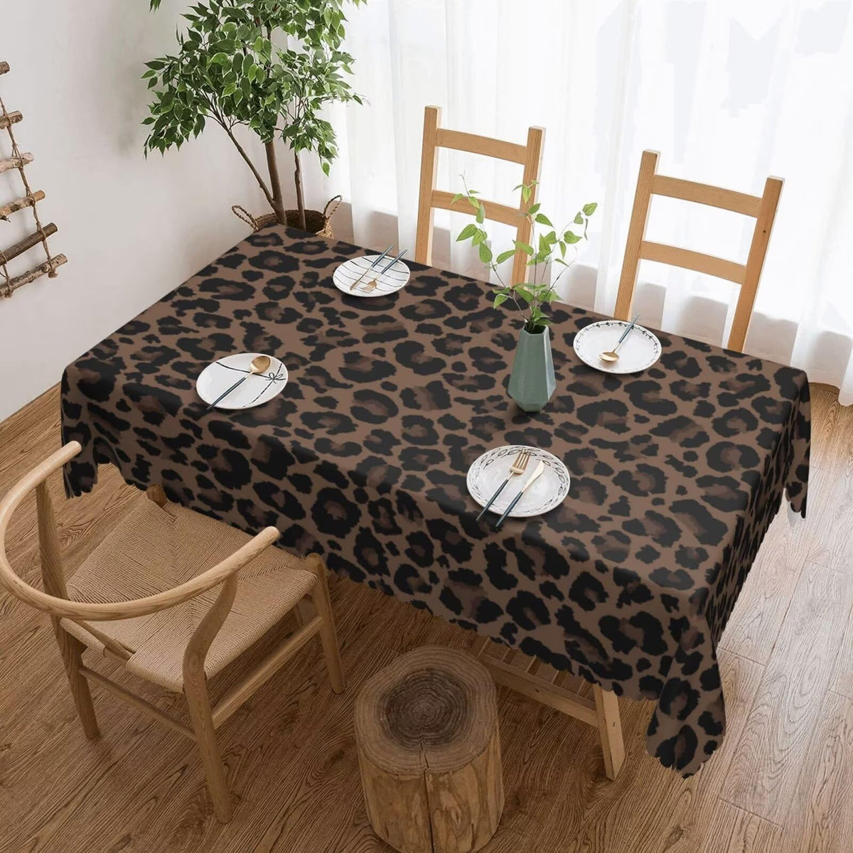 African Women Dancers Rectangle Tablecloth Home Decor 54x72 Inch