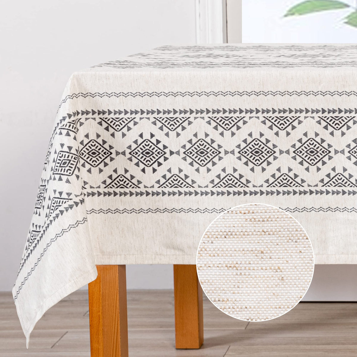 MYSKY HOME Table Cloth 60x84 in Rectangle Table, Waterproof Tablecloths