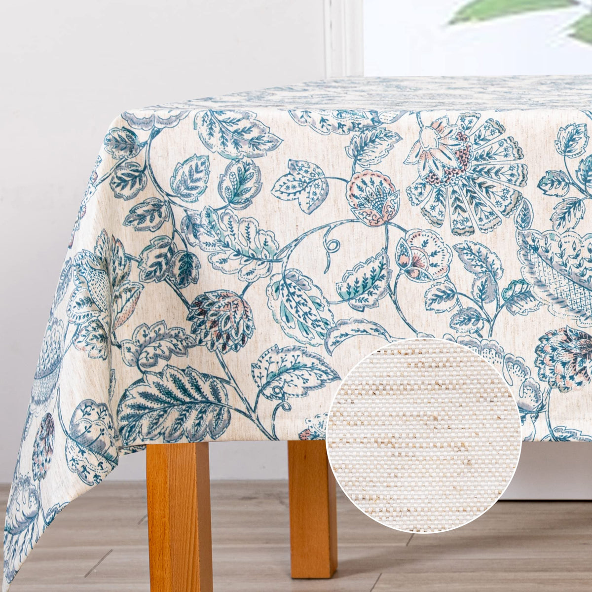 MYSKY HOME Table Cloth 60x84 in Rectangle Table, Waterproof Tablecloths
