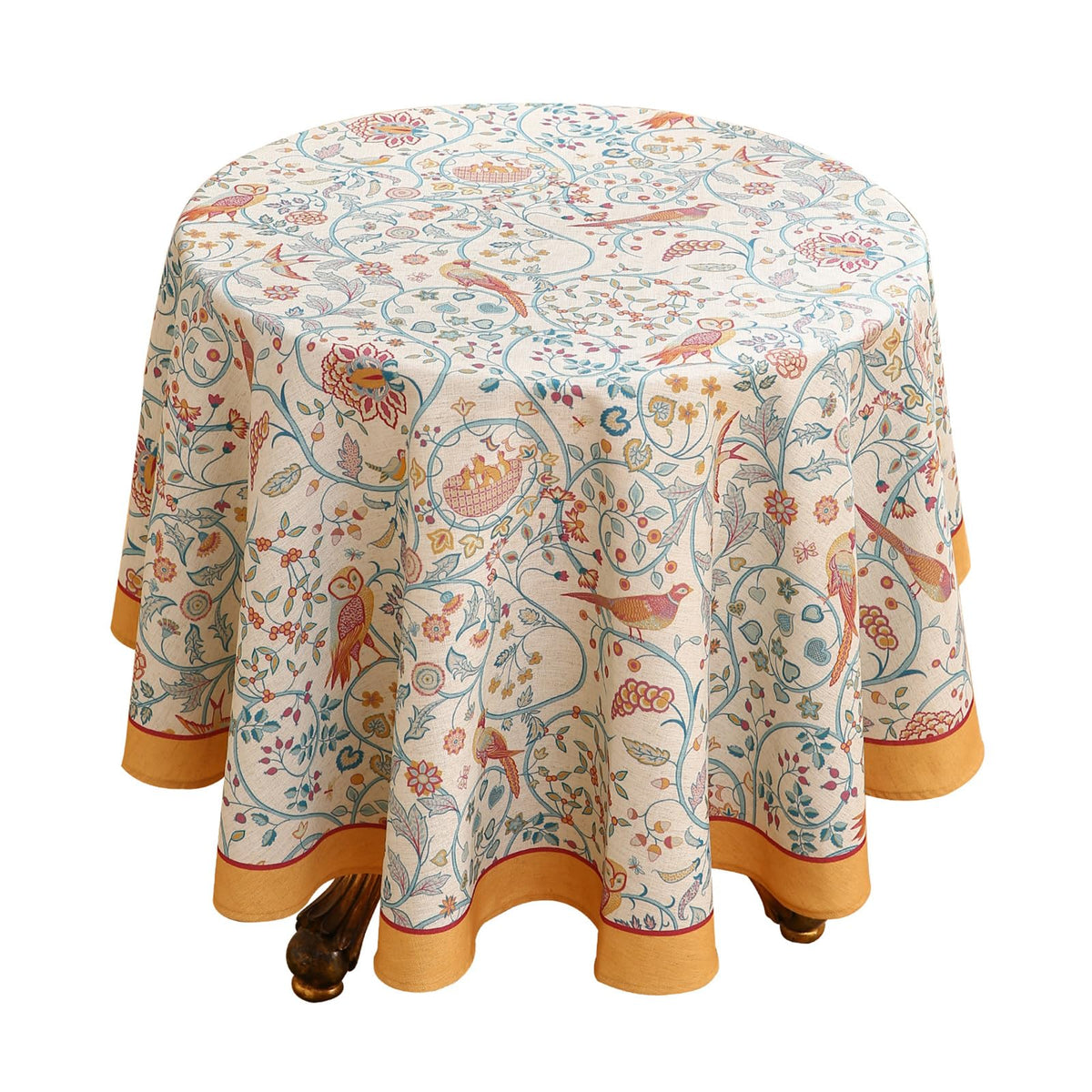 patdrea Designer Vintage French Tablecloth,Rectangular,118"x67"
