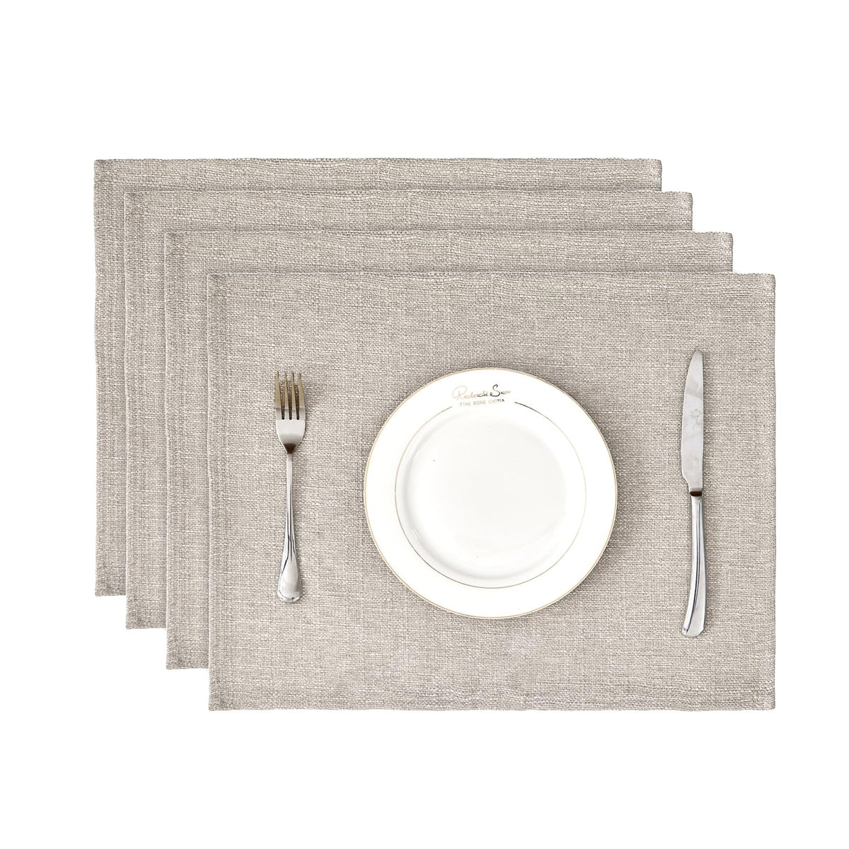 BALCONY & FALCON Rectangle Table Cloth Waterproof Beige 118"x57"