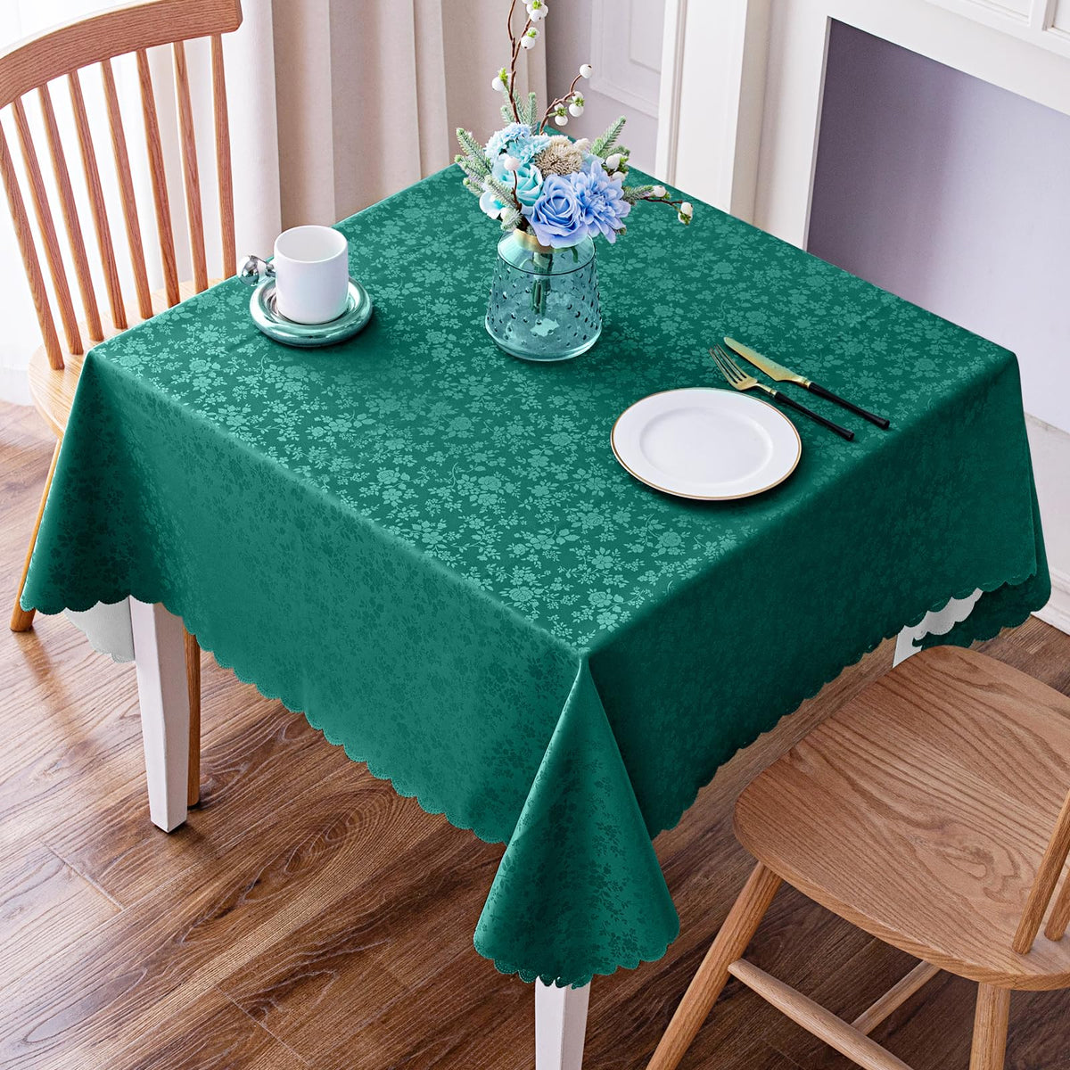 Smiry Rectangle Waterproof Heavy Duty Vinyl Tablecloths, 60 x 84 Inch