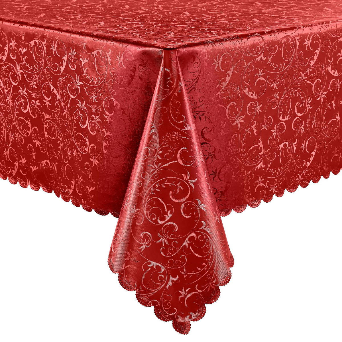Smiry Rectangle Waterproof Heavy Duty Vinyl Tablecloths, 52 x 70 Inch