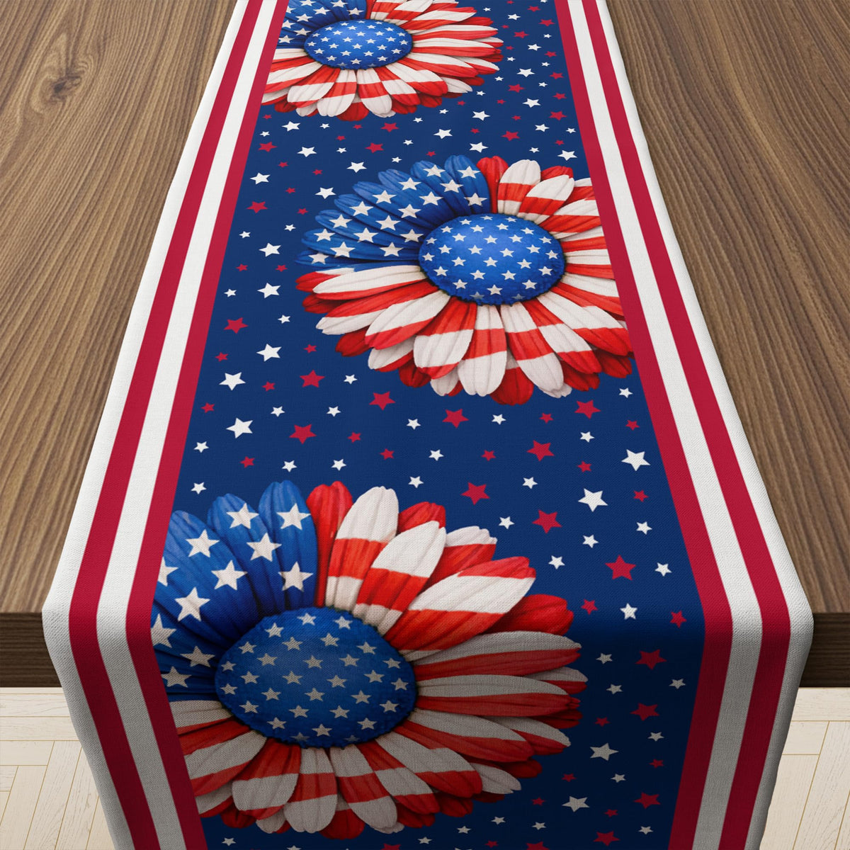 OHOME Fall Decor - Stained Glass Table Runner