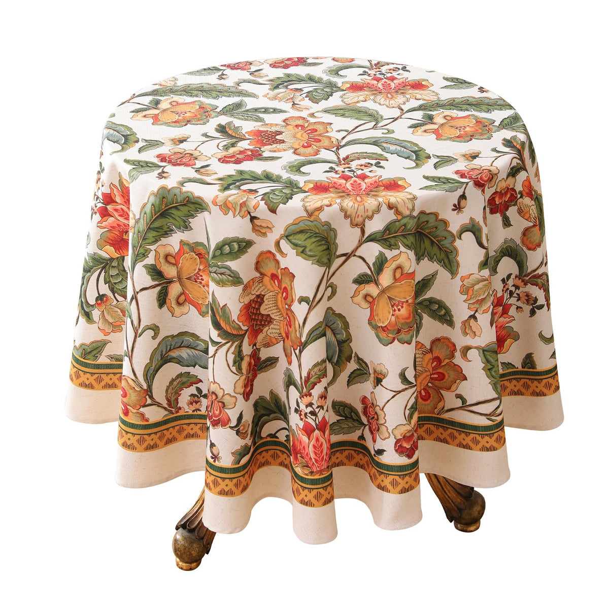 patdrea Designer Vintage French Tablecloth,Rectangular,118"x67"