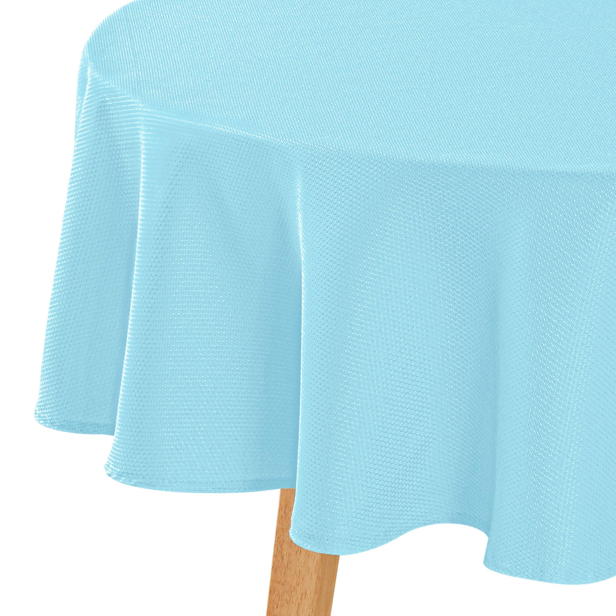 Hiasan Jacquard Textured Rectangle Tablecloth 60x120 Inch, Light Sage Green