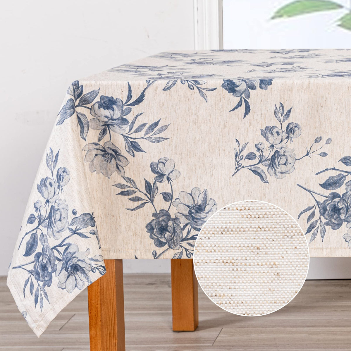 MYSKY HOME Table Cloth 60x84 in Rectangle Table, Waterproof Tablecloths