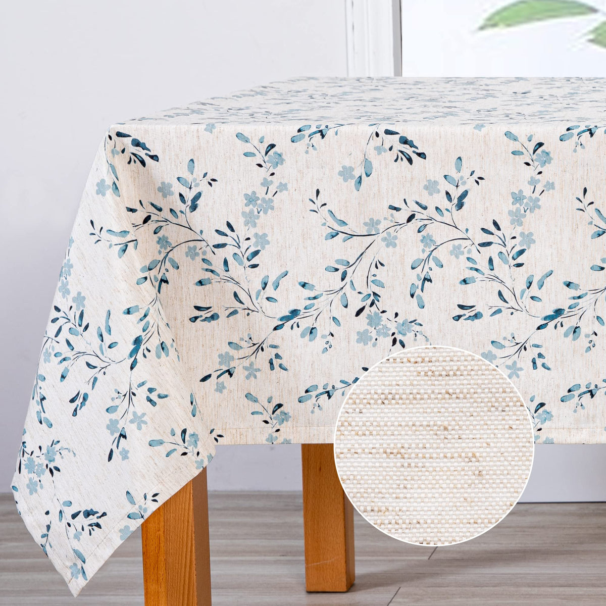 MYSKY HOME Table Cloth 60x84 in Rectangle Table, Waterproof Tablecloths
