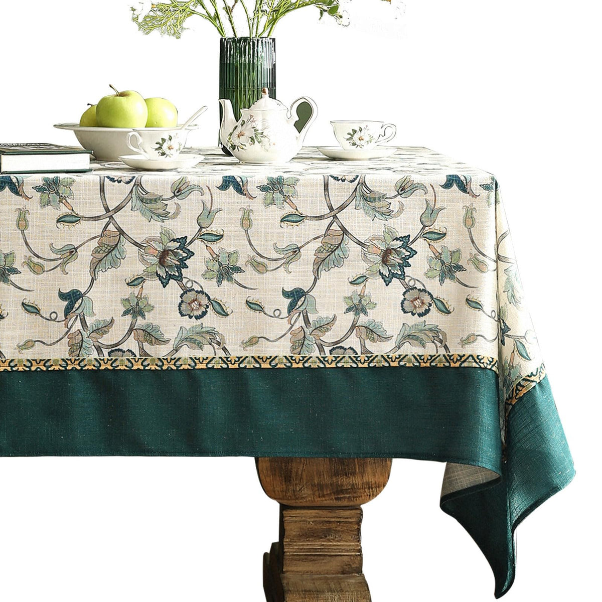 patdrea Designer Vintage French Tablecloth,Rectangular,118"x67"
