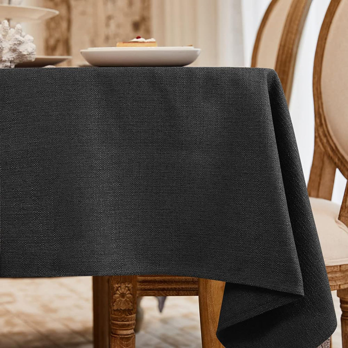 BALCONY & FALCON Rectangle Table Cloth Waterproof Beige 118"x57"