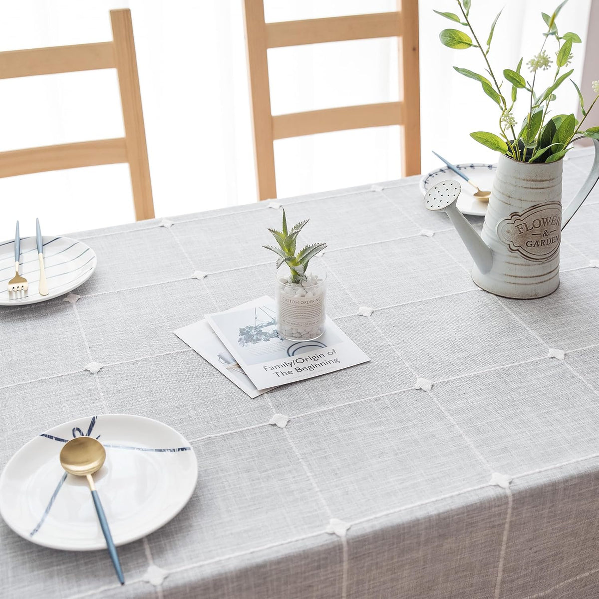 Oubonun Tablecloths for Rectangle Tables