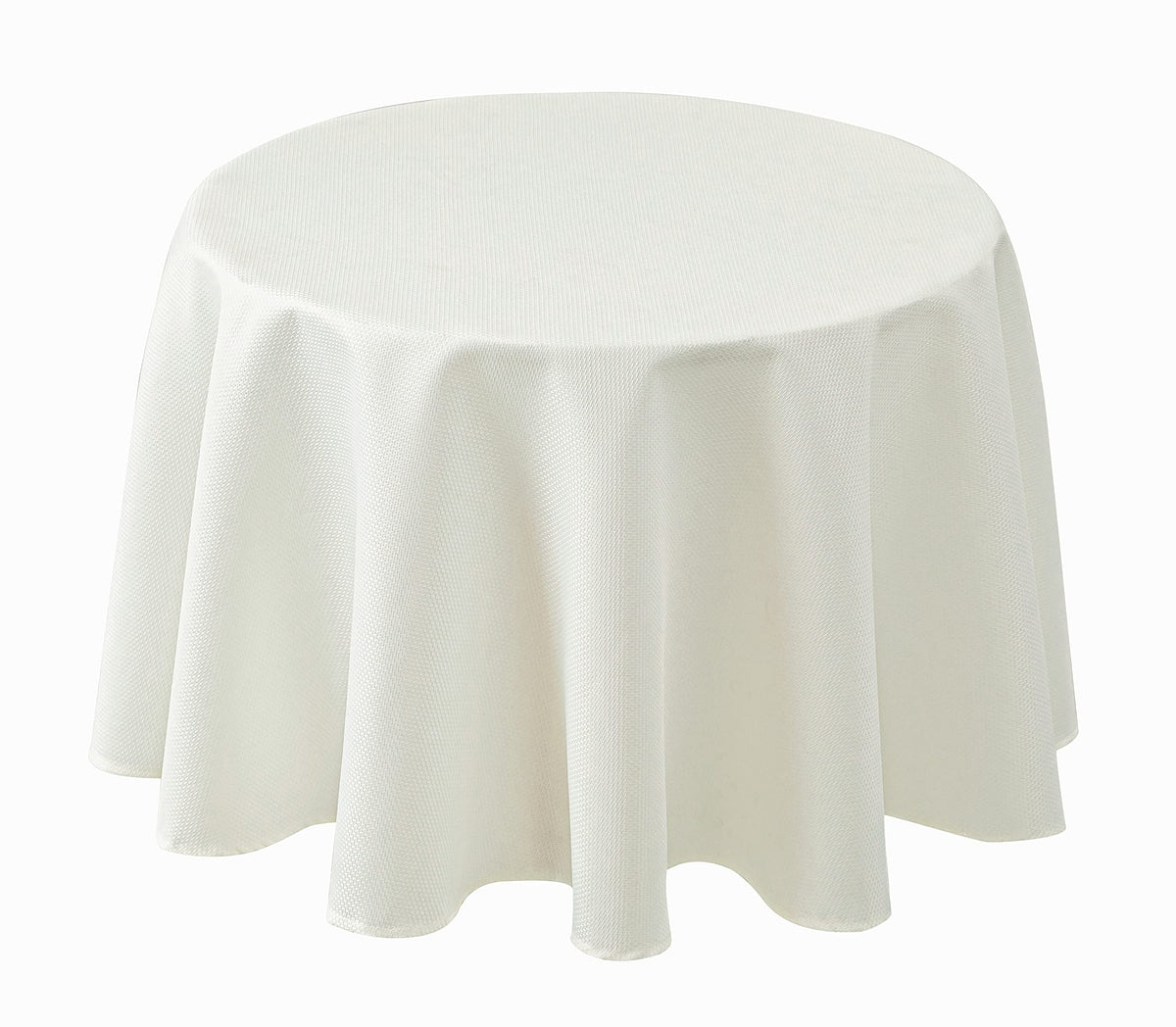 Textured Square Black Tablecloth-Fabric Spillproof Card Table Cloths 54x54"