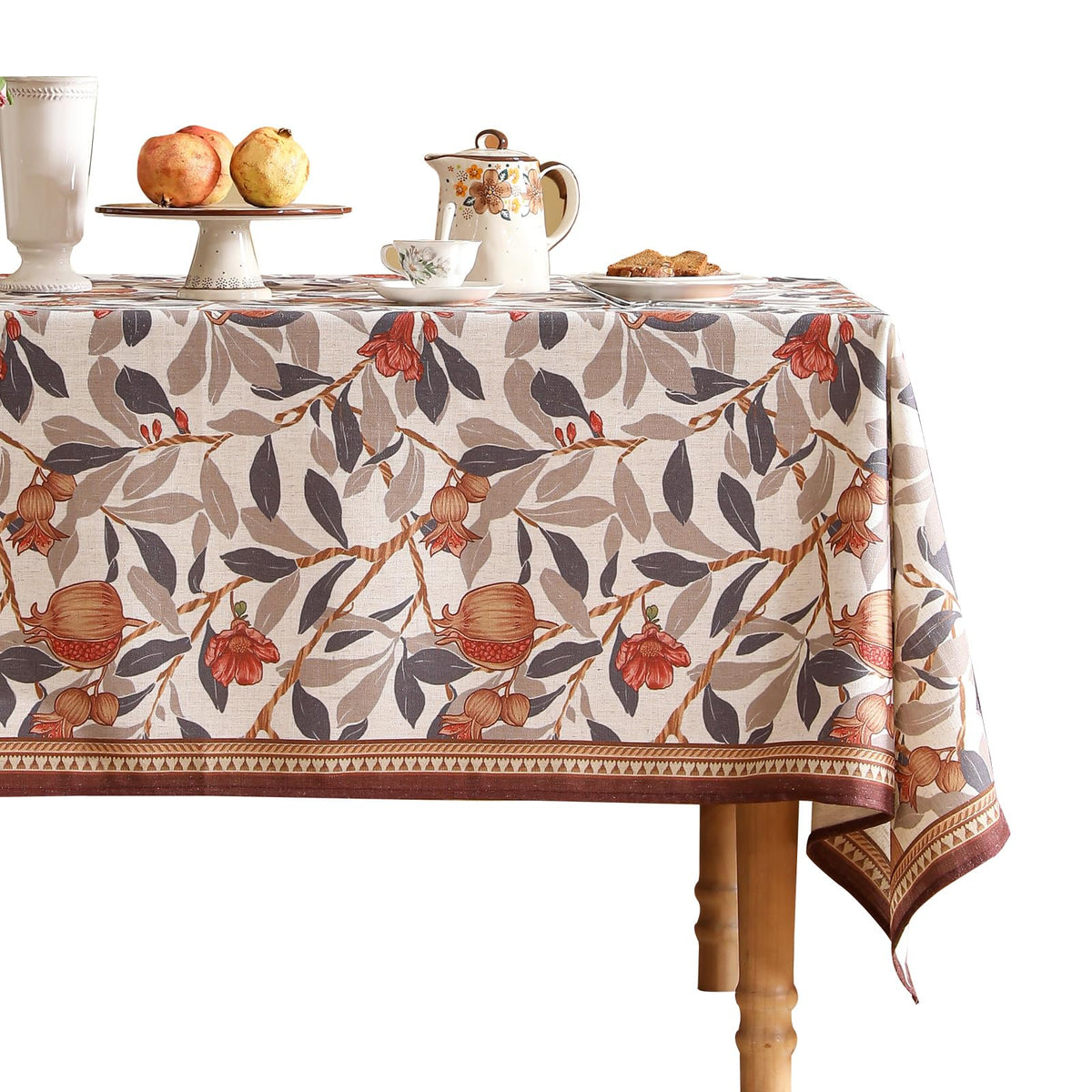 patdrea Designer Vintage French Tablecloth,Rectangular,118"x67"