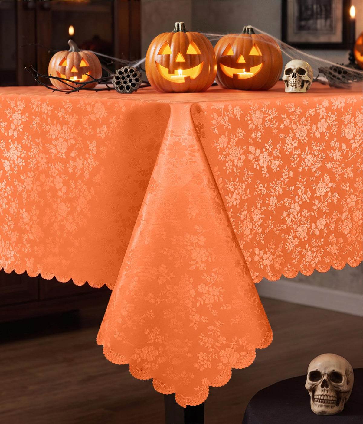 Smiry Rectangle Waterproof Heavy Duty Vinyl Tablecloths, 52 x 70 Inch