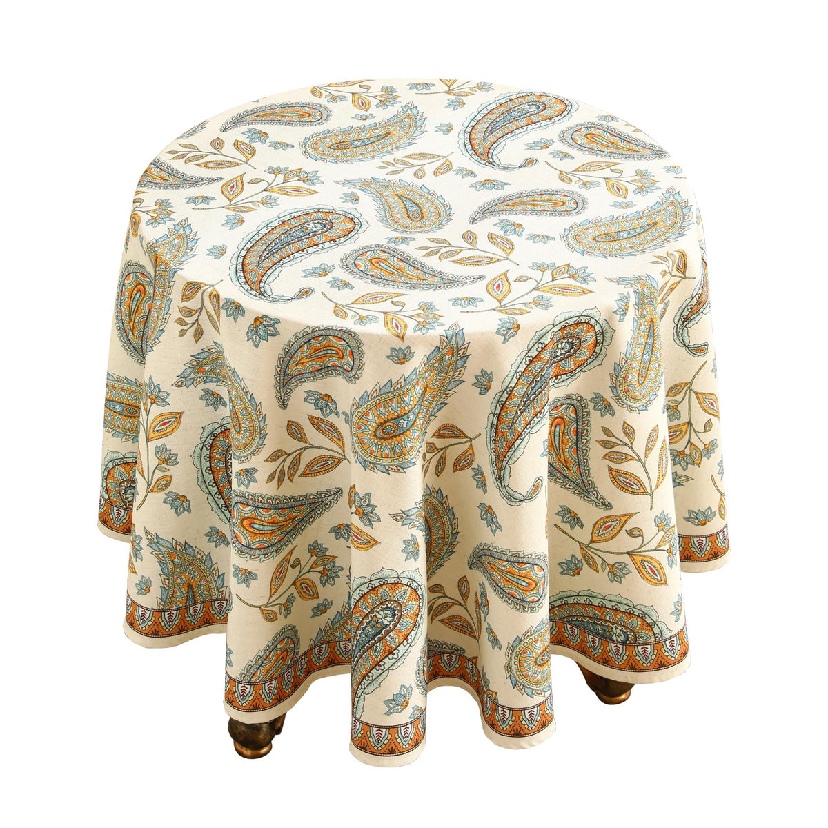 patdrea Designer Vintage French Tablecloth,Rectangular,118"x67"