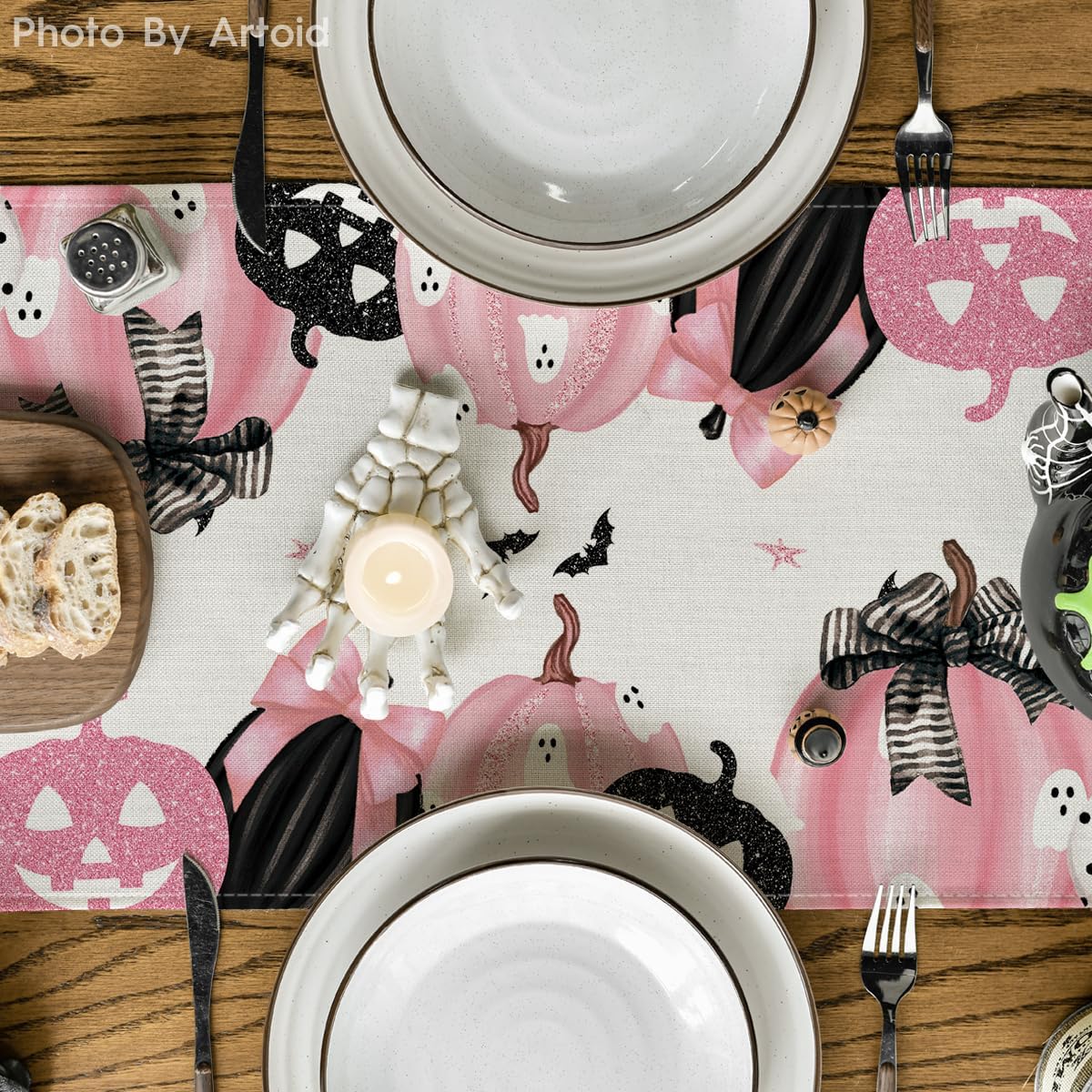 Artoid Mode 210 GSM Halloween Table Runner Home Party Decor 13x108 Inch