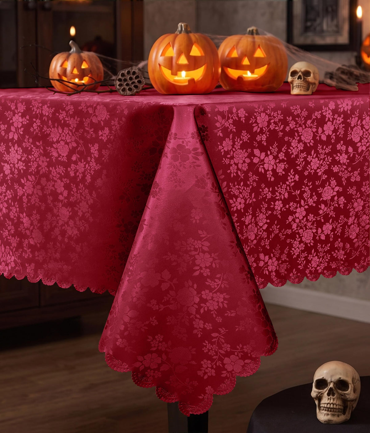 Smiry Rectangle Waterproof Heavy Duty Vinyl Tablecloths, 52 x 70 Inch