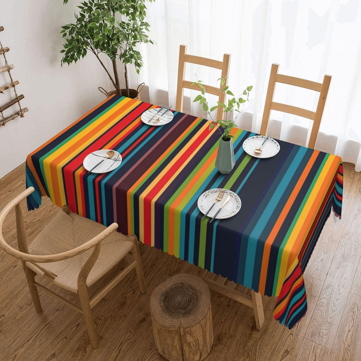 African Women Dancers Rectangle Tablecloth Home Decor 54x72 Inch