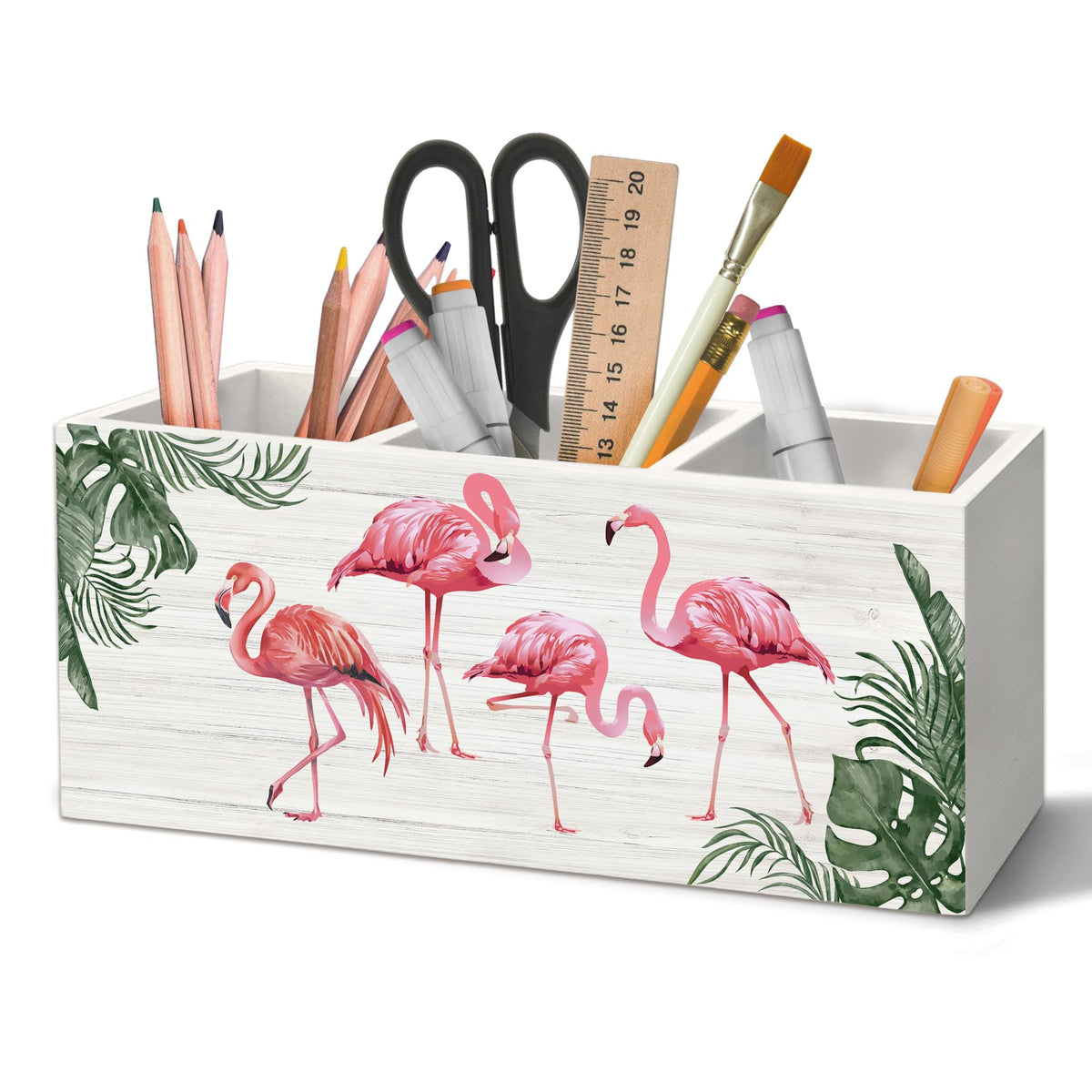Coastal Beach Sea Turtle Pen Holder Organizer for Desk Accessories