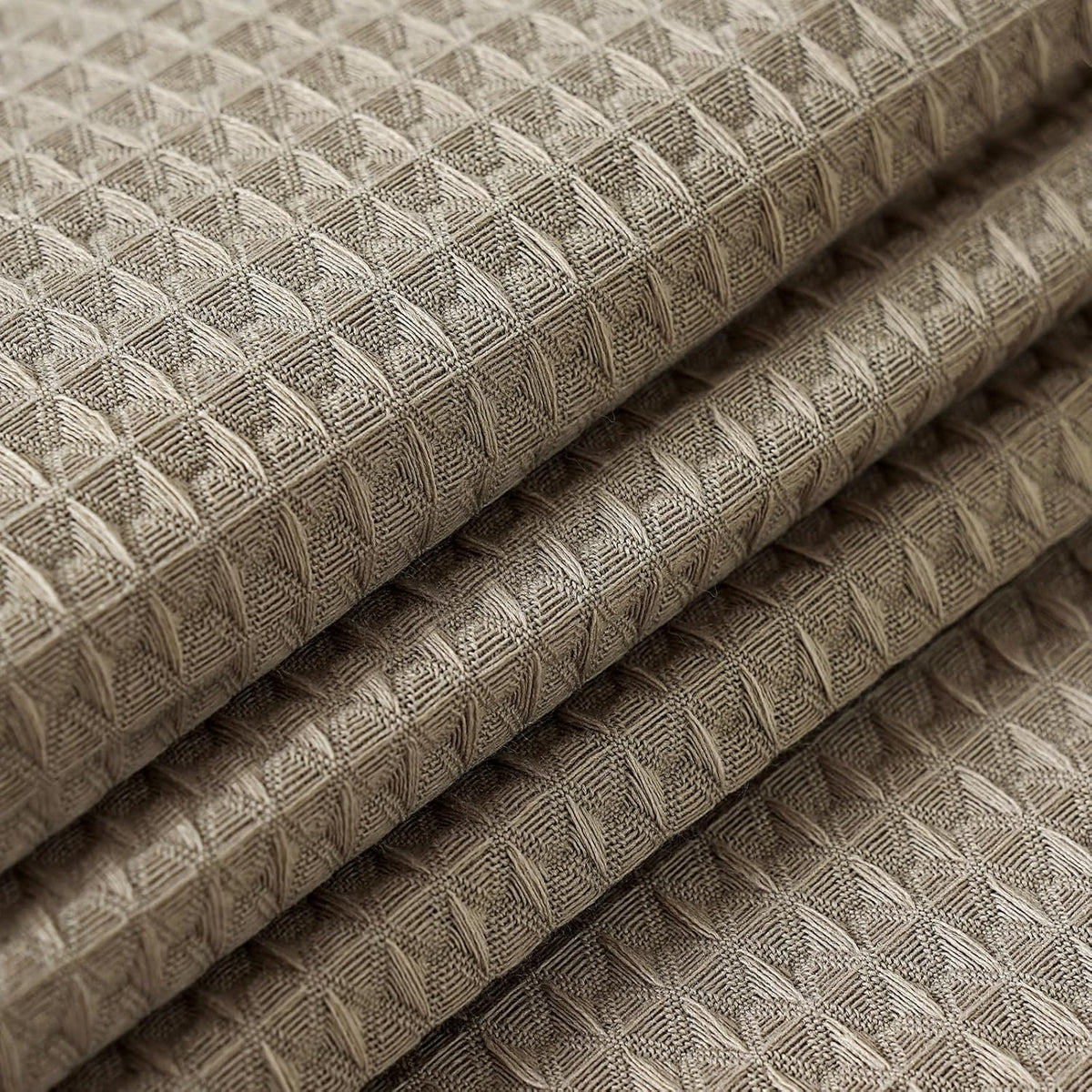 H.VERSAILTEX Rectangle Tablecloth Waffle Textured Waterproof Table Cloth Stain Resistant Wrinkle Free Washable Decorative Table Cover for Dining, Kitchen, Wedding and Parties (54x108 Inch,Taupe)