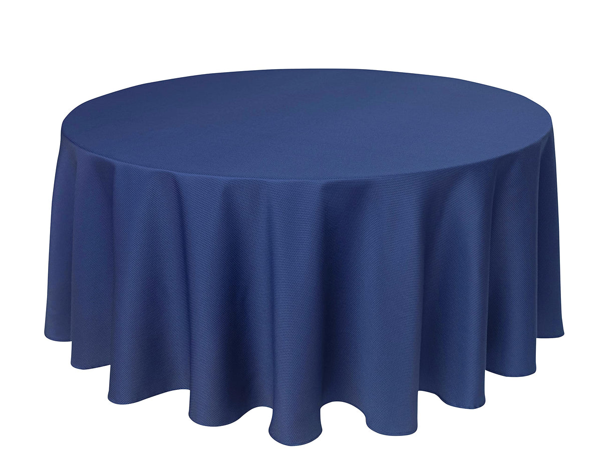 Textured Square Black Tablecloth-Fabric Spillproof Card Table Cloths 54x54"