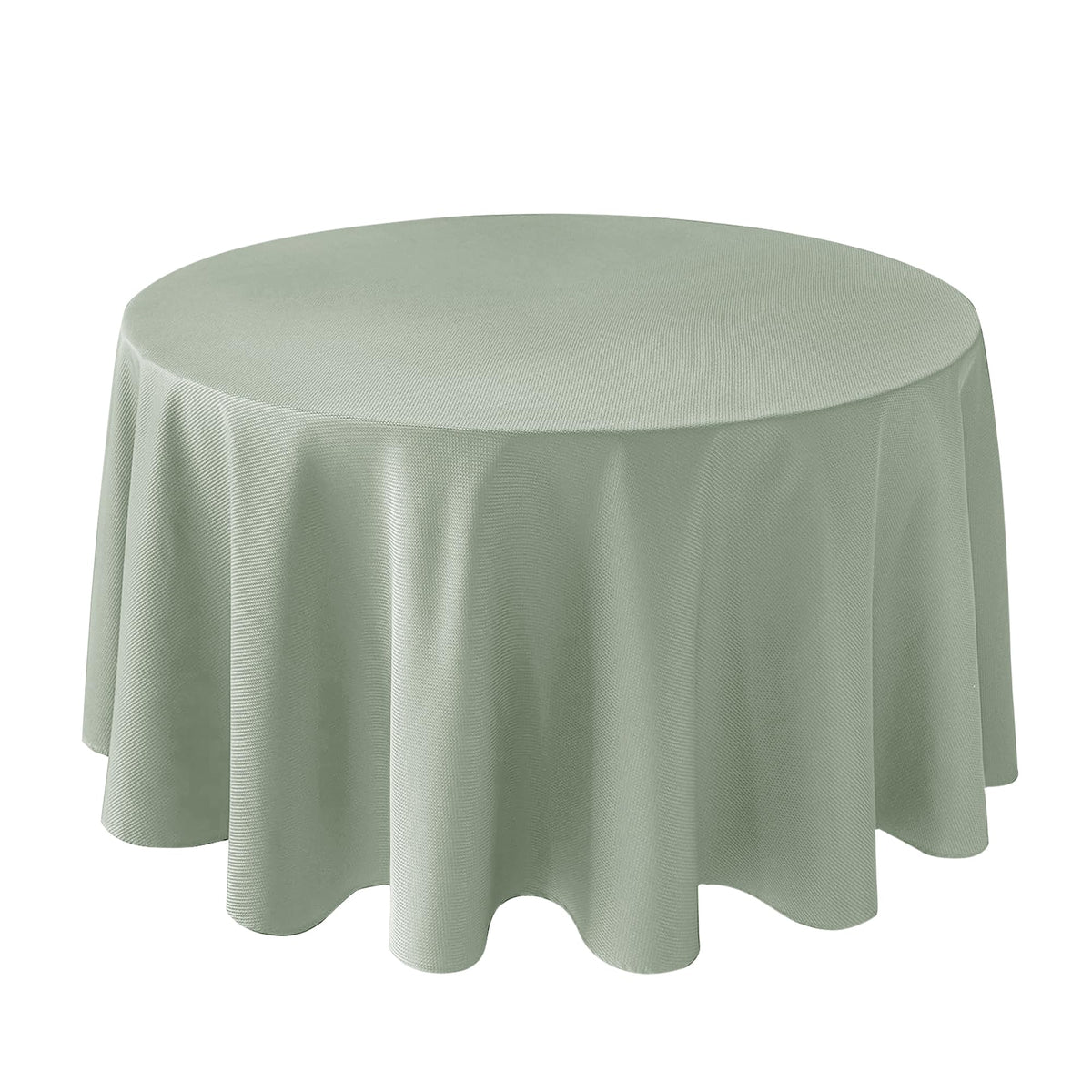 Textured Square Black Tablecloth-Fabric Spillproof Card Table Cloths 54x54"