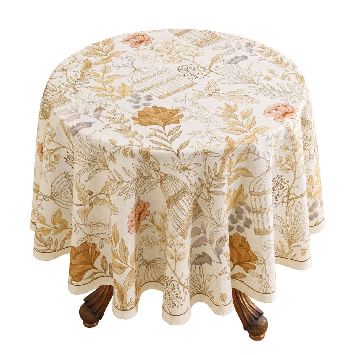patdrea Designer Vintage French Tablecloth,Rectangular,118"x67"