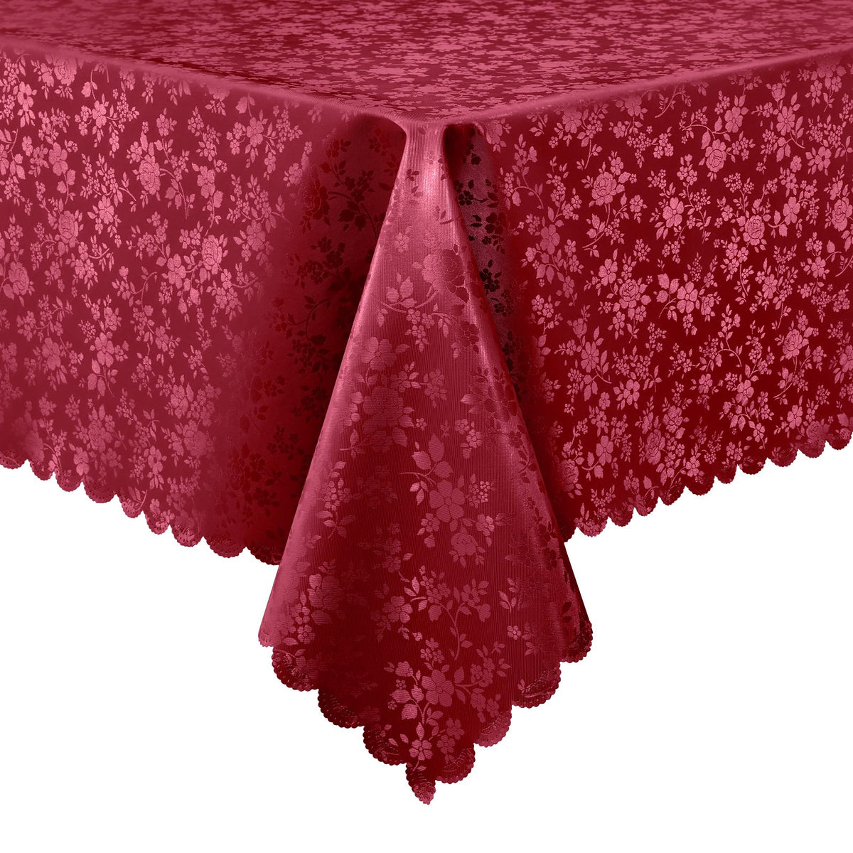Smiry Rectangle Waterproof Heavy Duty Vinyl Tablecloths, 52 x 70 Inch