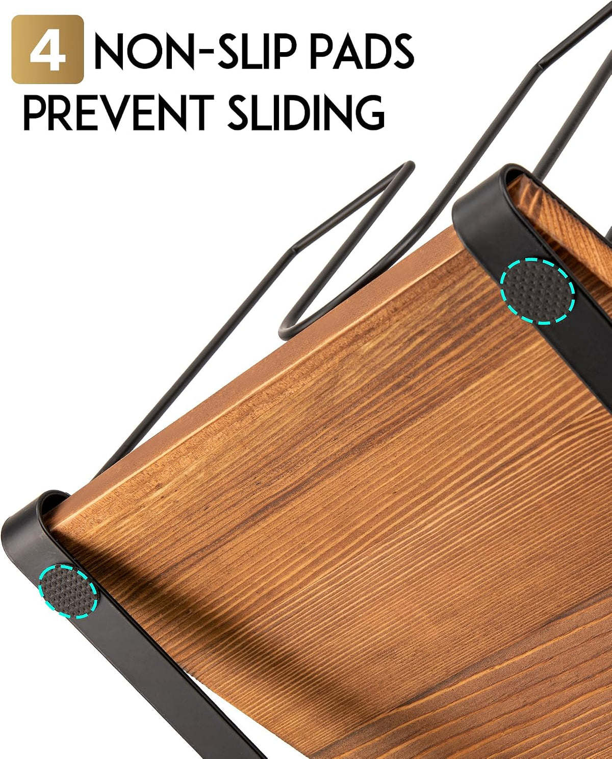 HULISEN Inclined Desk File Organizer, Extended 5 Slots File Folder Holder