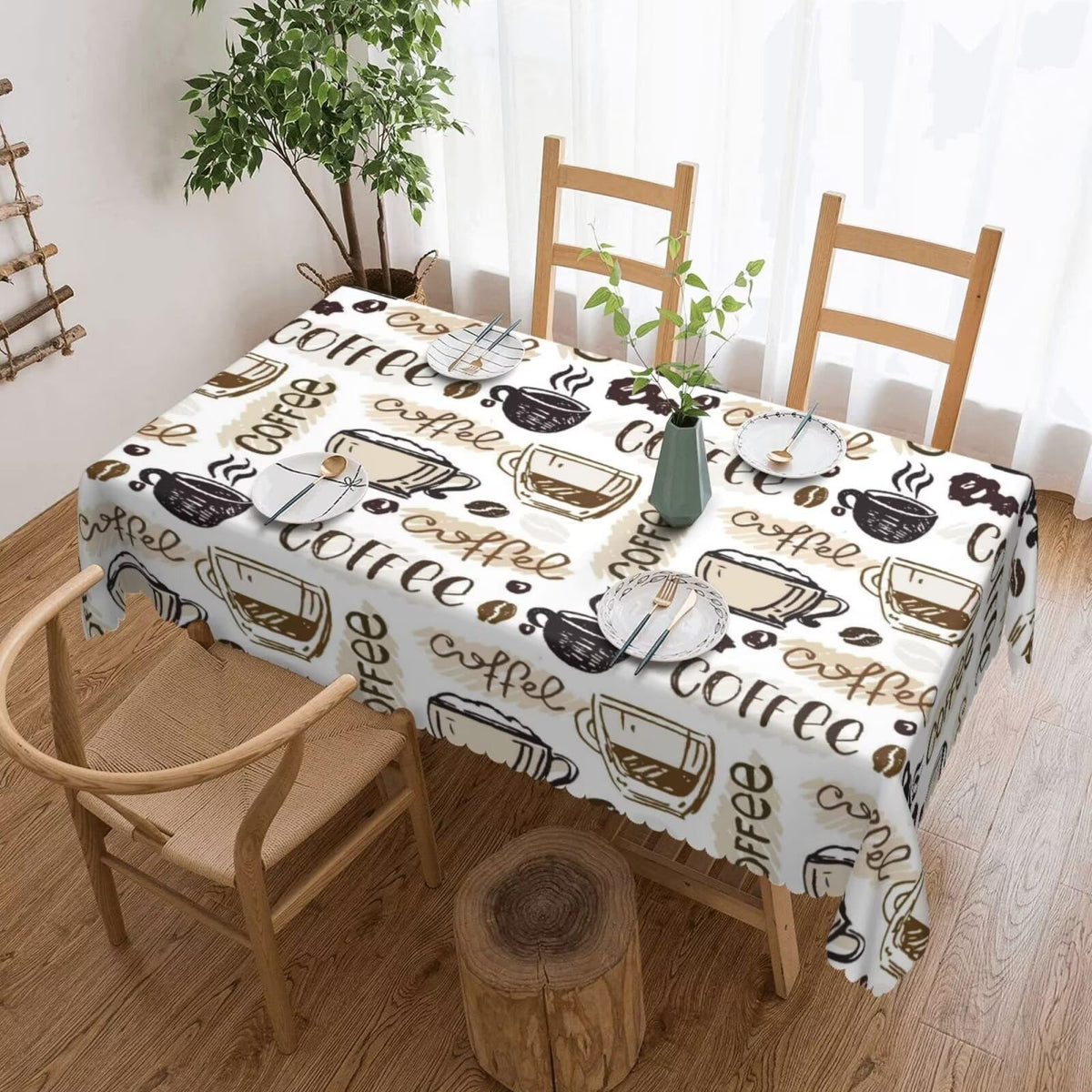 African Women Dancers Rectangle Tablecloth Home Decor 54x72 Inch