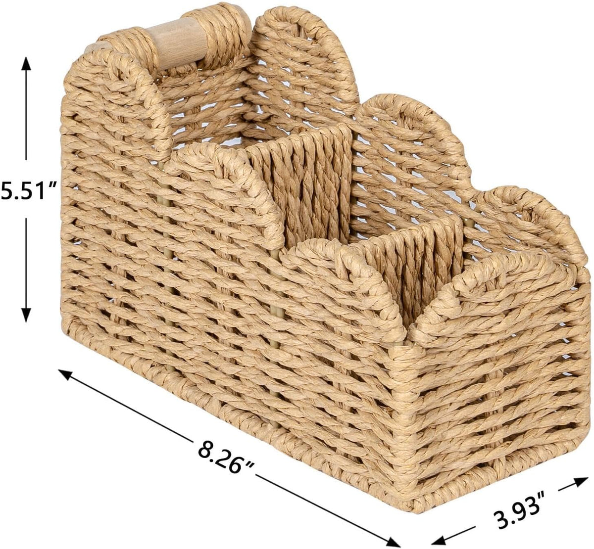 CubesLand Bedside Table Desk Organizer Caddy, Remote Pen&Pencil Holder Cup