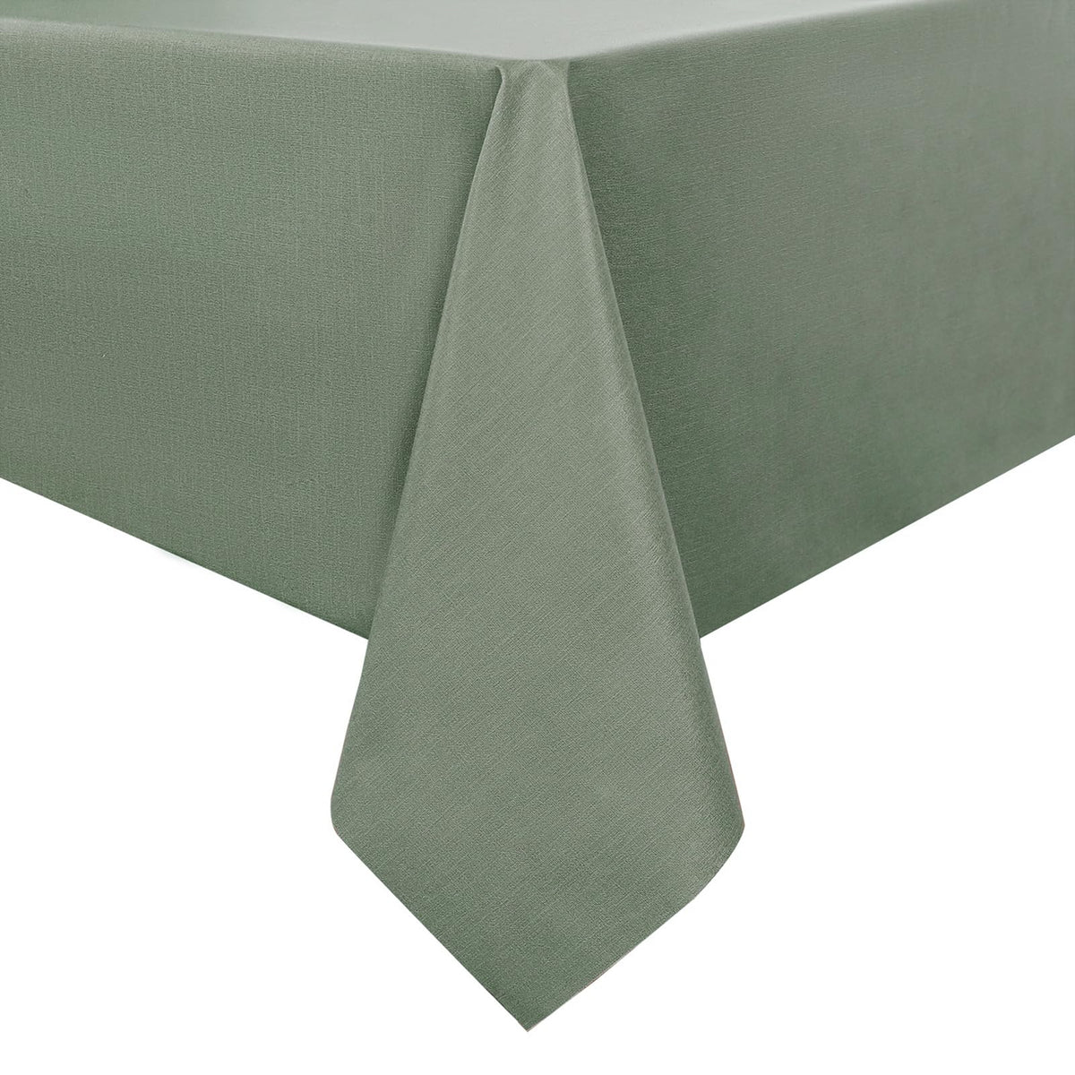 Romanstile Waterproof Vinyl Tablecloth Rectangle, 54 x 78 Inch, Light Grey