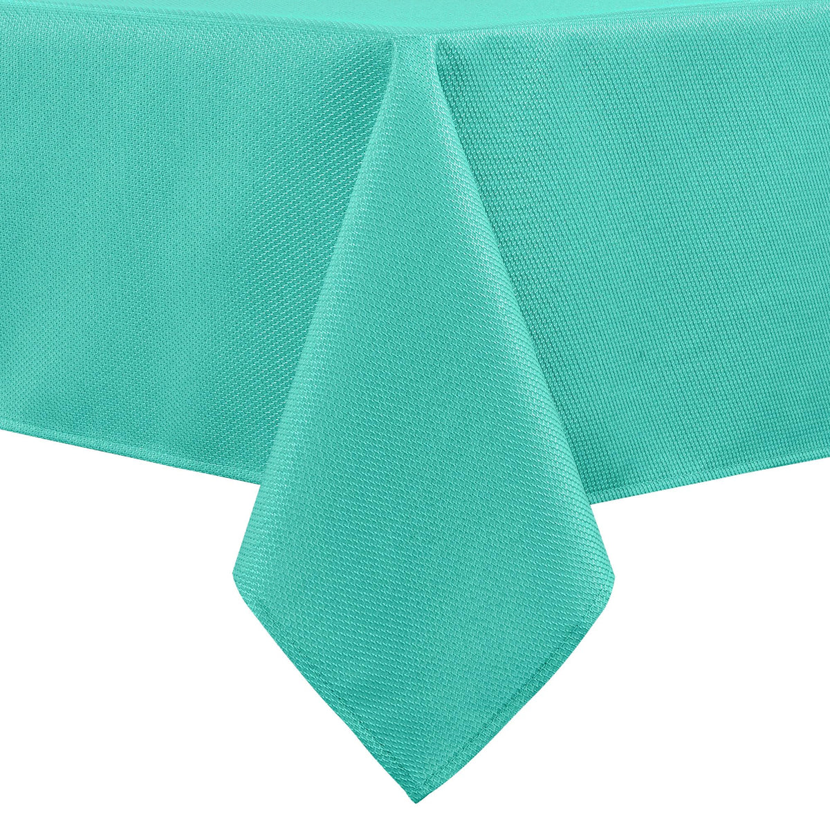 Hiasan Jacquard Textured Rectangle Tablecloth 60x120 Inch, Light Sage Green