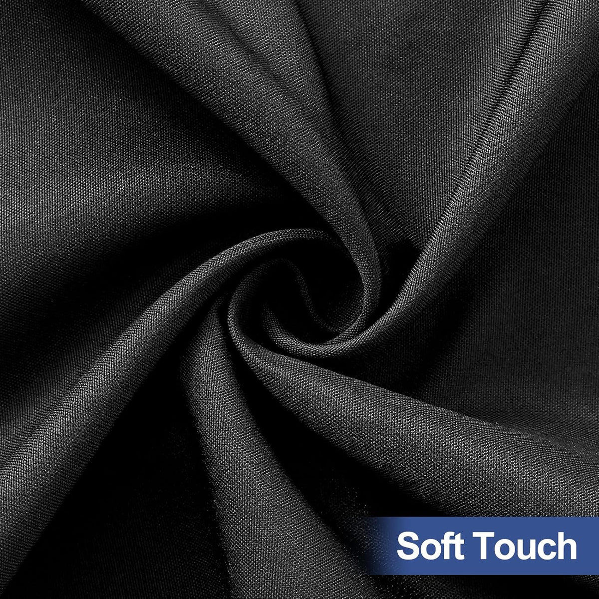 homing Rectangle Table Cloth Cover 6 Foot Black Elastic Fitted Tablecloth