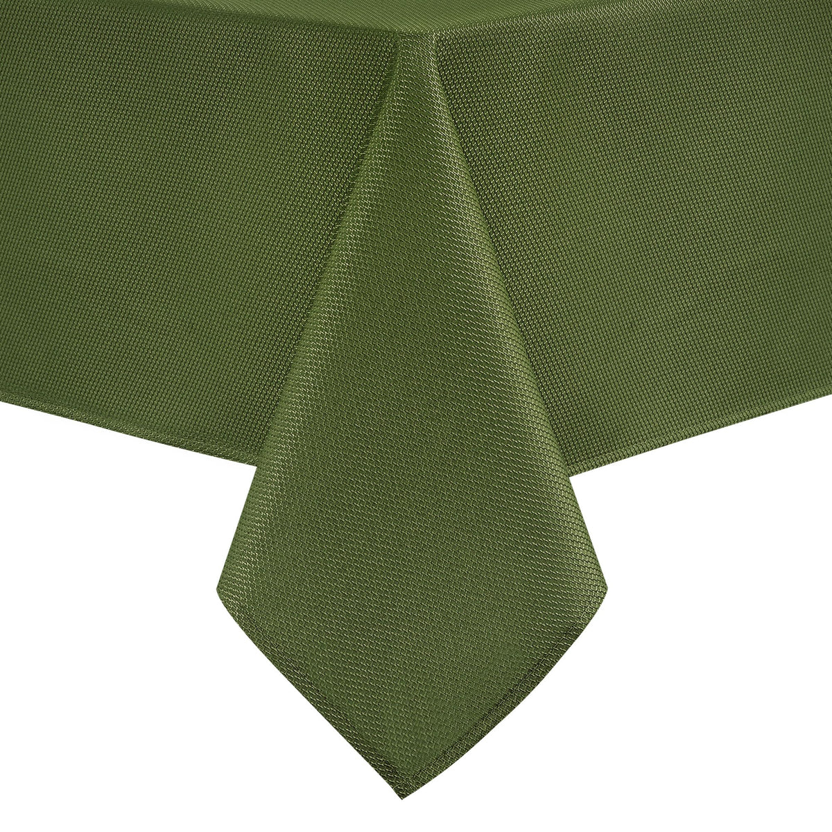 Hiasan Jacquard Textured Rectangle Tablecloth 60x120 Inch, Light Sage Green