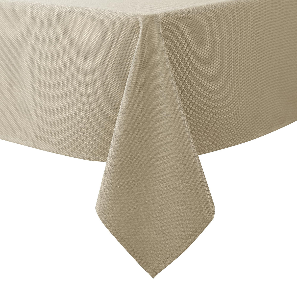 Textured Square Black Tablecloth-Fabric Spillproof Card Table Cloths 54x54"