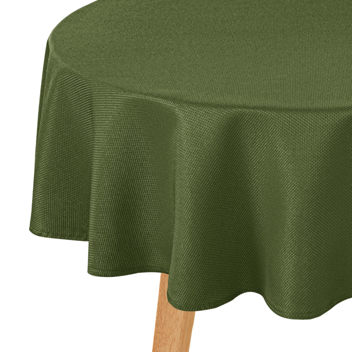Hiasan Jacquard Textured Rectangle Tablecloth 60x120 Inch, Light Sage Green