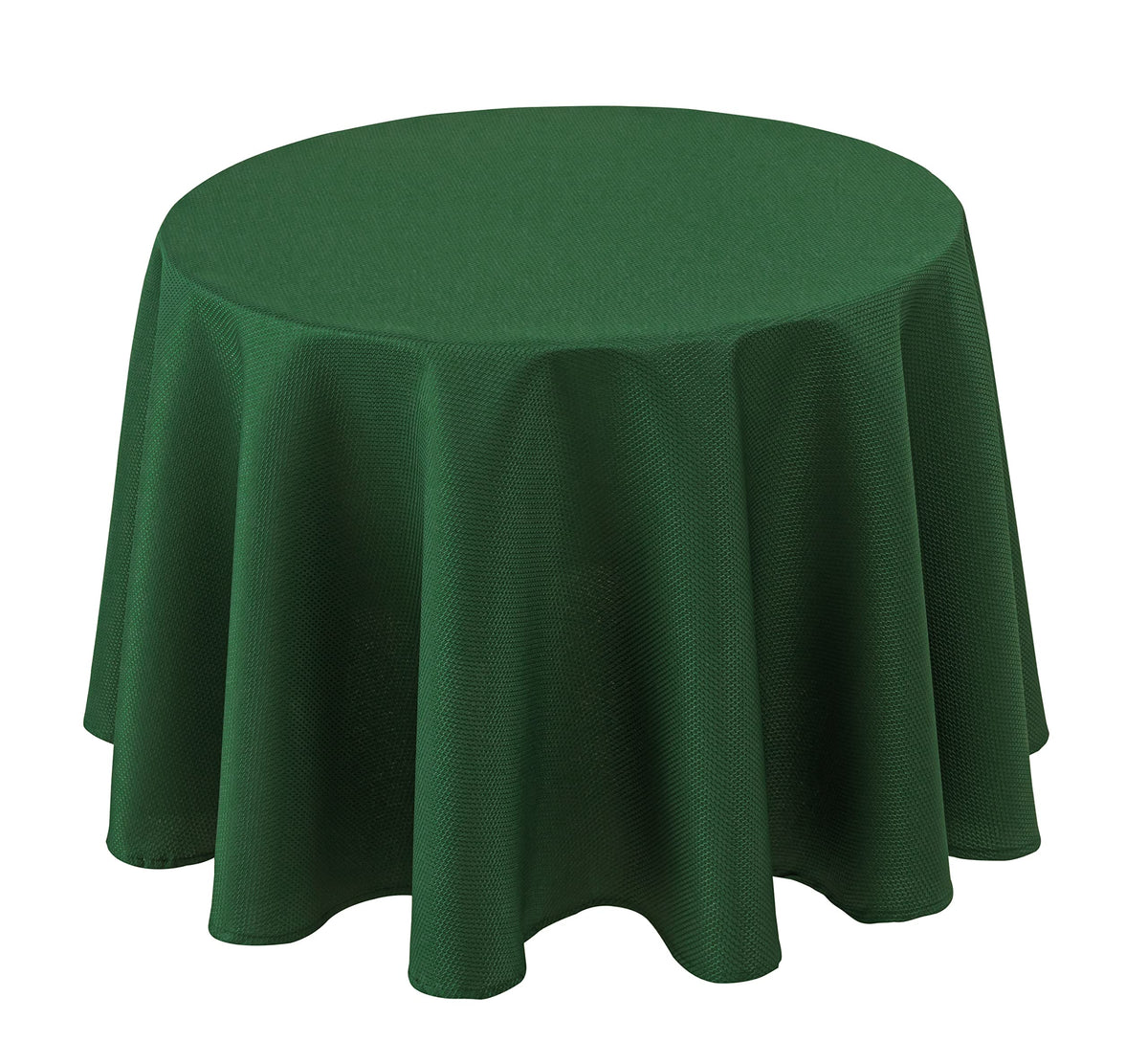 Textured Square Black Tablecloth-Fabric Spillproof Card Table Cloths 54x54"