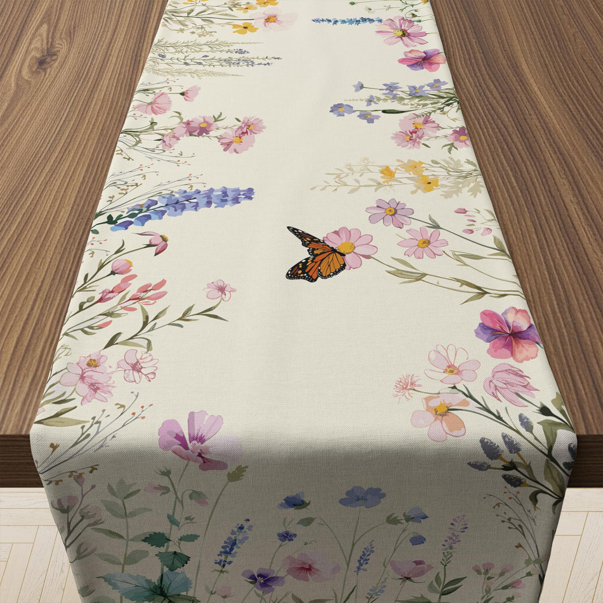 OHOME Fall Decor - Stained Glass Table Runner